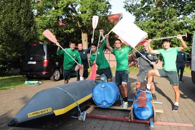 拉练日记,自制皮划艇比赛