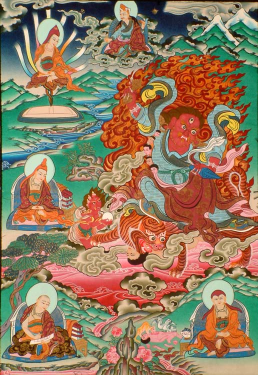 唐卡藏文化艺术品欣赏,精美的西藏唐卡艺术欣赏