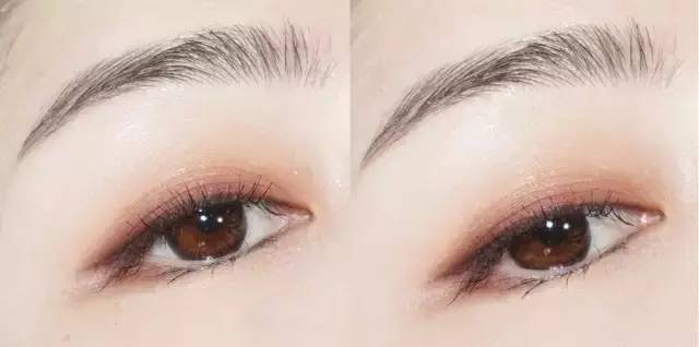 一个内双一个多眼皮眼妆教程,适合单眼皮内双眼妆正确画法