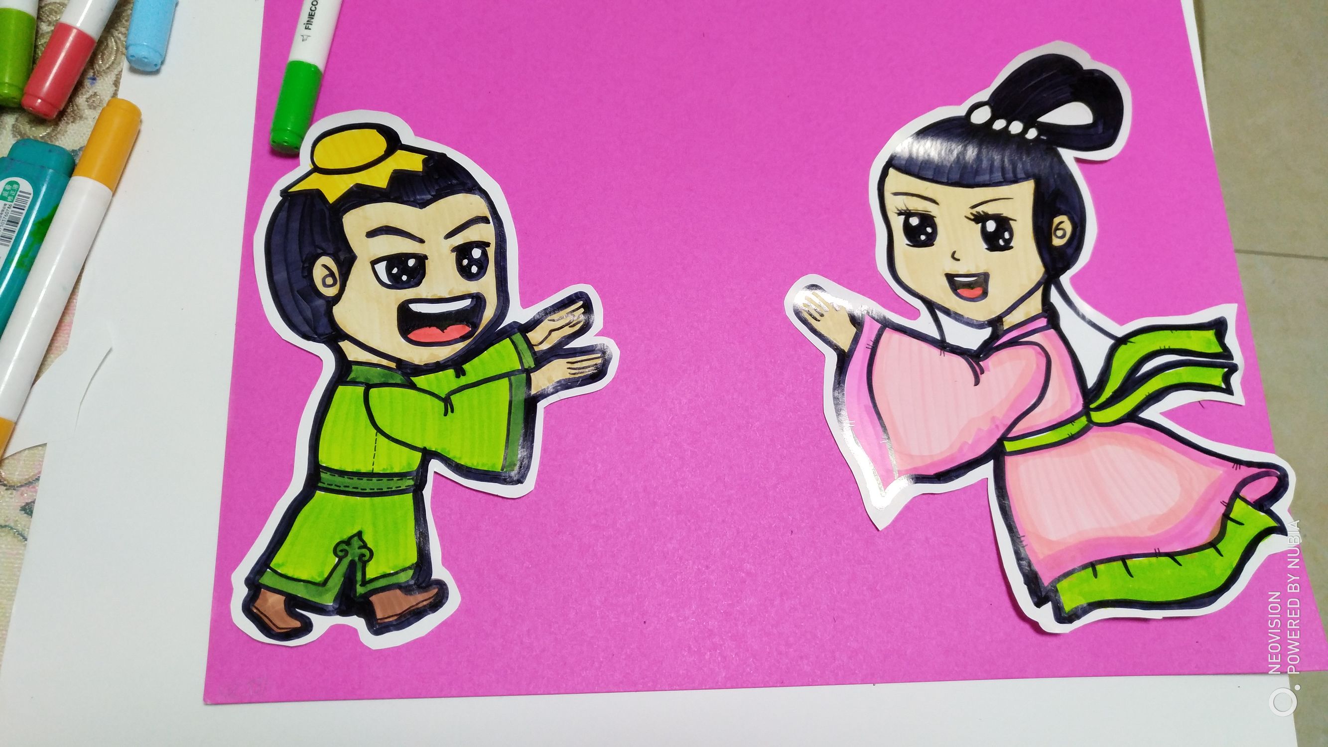 七夕节手绘pop海报,浪漫七夕pop手绘海报