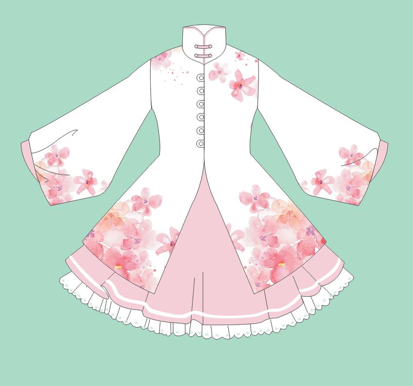 演出服定制声乐老师,设计感演出服