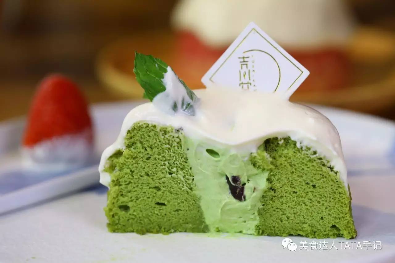 日本京都抹茶冰激凌蛋糕,抹茶冰淇淋蛋糕最好吃