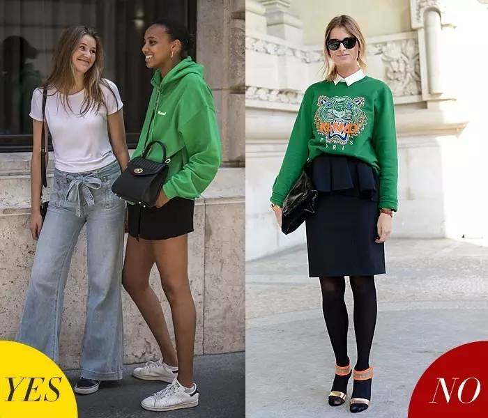 卫衣不好看穿搭,卫衣穿出来不好看