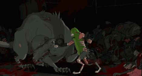 一条黄瓜加上宇宙第一的脑袋，等于无敌的存在，神剧瑞克回归