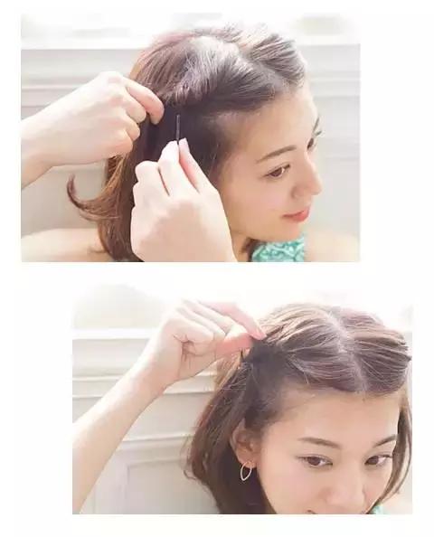 适合大脸显小的发型,公主显脸小发型