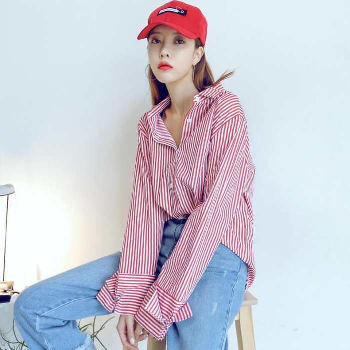 经典百搭条纹衬衫,条纹衬衫一衣多穿系列风格