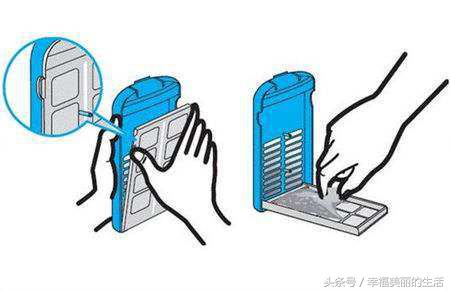 松下洗衣机底部过滤网怎么清洗,洗衣机边上过滤网拆卸清洗方法