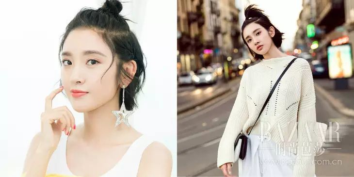 唐艺昕刘海短发,唐艺昕的短发造型