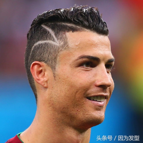 克里斯蒂亚诺罗纳尔多发型,克里斯蒂的发型