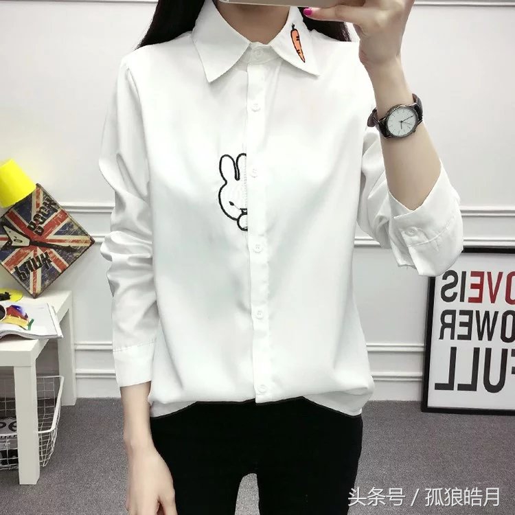 加绒蕾丝衬衫韩版,白色韩版蝙蝠袖宽松圆领衬衫