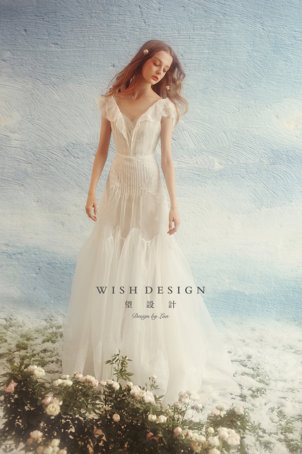 仙到飞起的婚鞋,法式小众轻奢婚纱