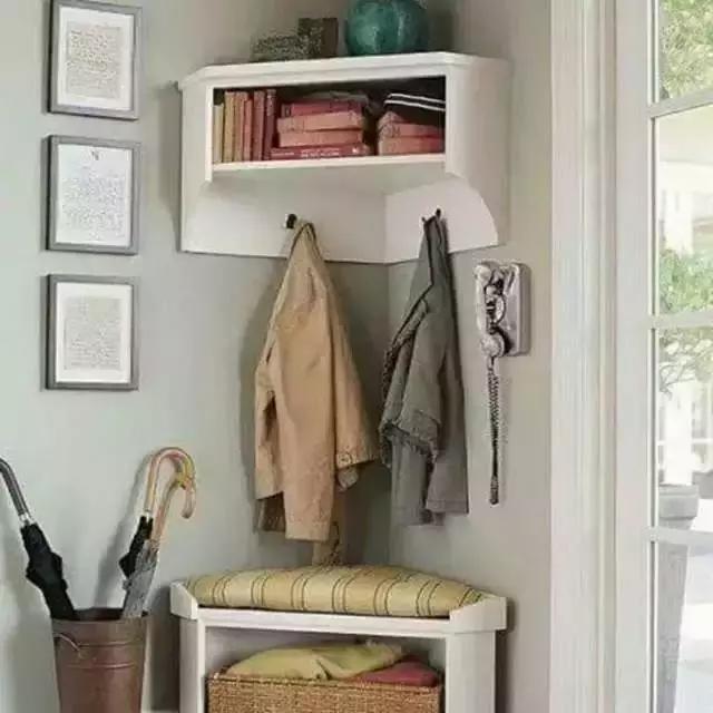 家里收纳柜多干净整洁,家里没有收纳柜大家是怎么解决的