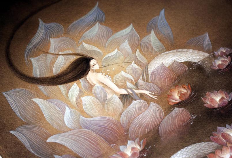 中国百鬼画作,一双巧手作画