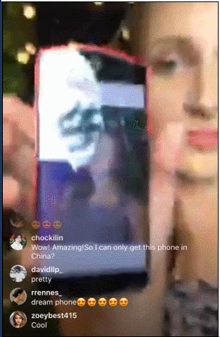 美图手机的妖风又刮到了国外去了！外国用户ins直播求代购