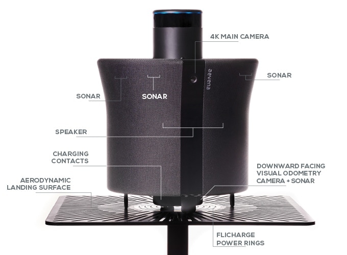 Aire家庭安全监控无人机上线，挺着“大肚腩”，谁家能装下它