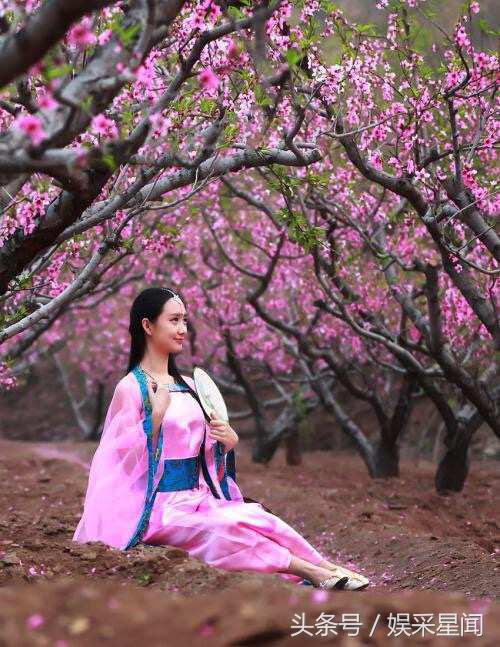 《桃园春色》作吟诗：大诗人滕远渊，千古名流之作