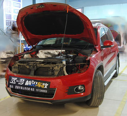 东莞途观改灯双光透镜多少钱,海拉大灯途观