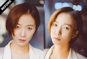 拯救大额头高发际线学王珞丹微风刘海超短发就搞定了