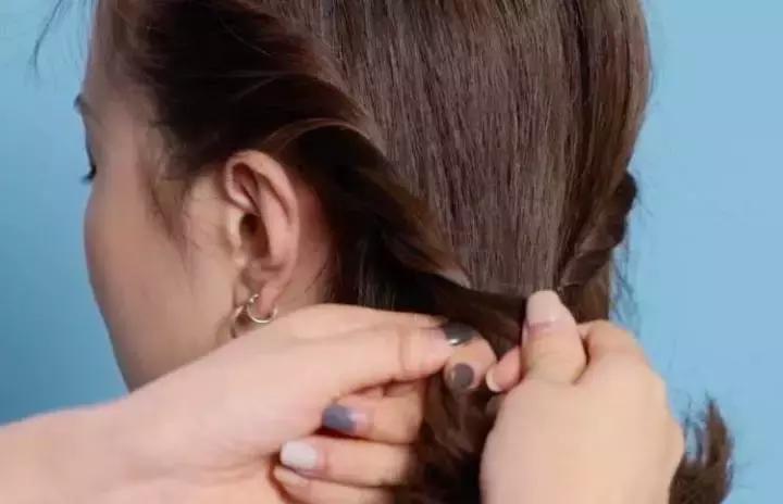 周冬雨同款发型编发教程,周冬雨春风十里不如你编发