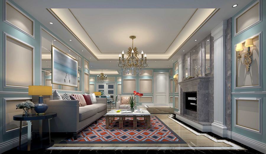 家装室内设计现代风格全套效果图,家装2020效果图欧式