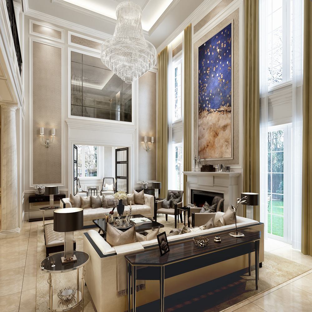 家装室内设计现代风格全套效果图,家装2020效果图欧式