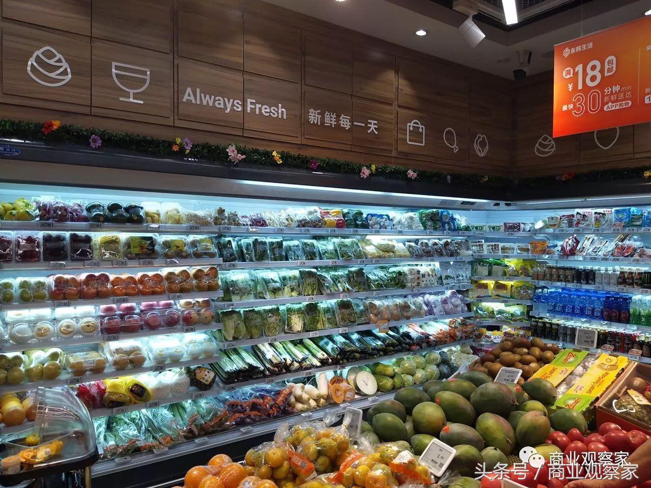 1公里1家店，30分钟速配，人网链接合伙人和用户，永辉生活提速