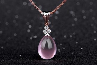 爱情珠宝首饰,粉晶爱情石