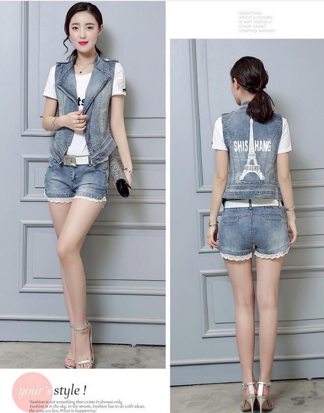 春季牛仔马甲,牛仔宽松时尚马甲