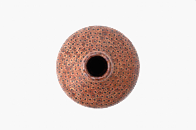 400支铅笔花瓶,用铅笔做成花瓶