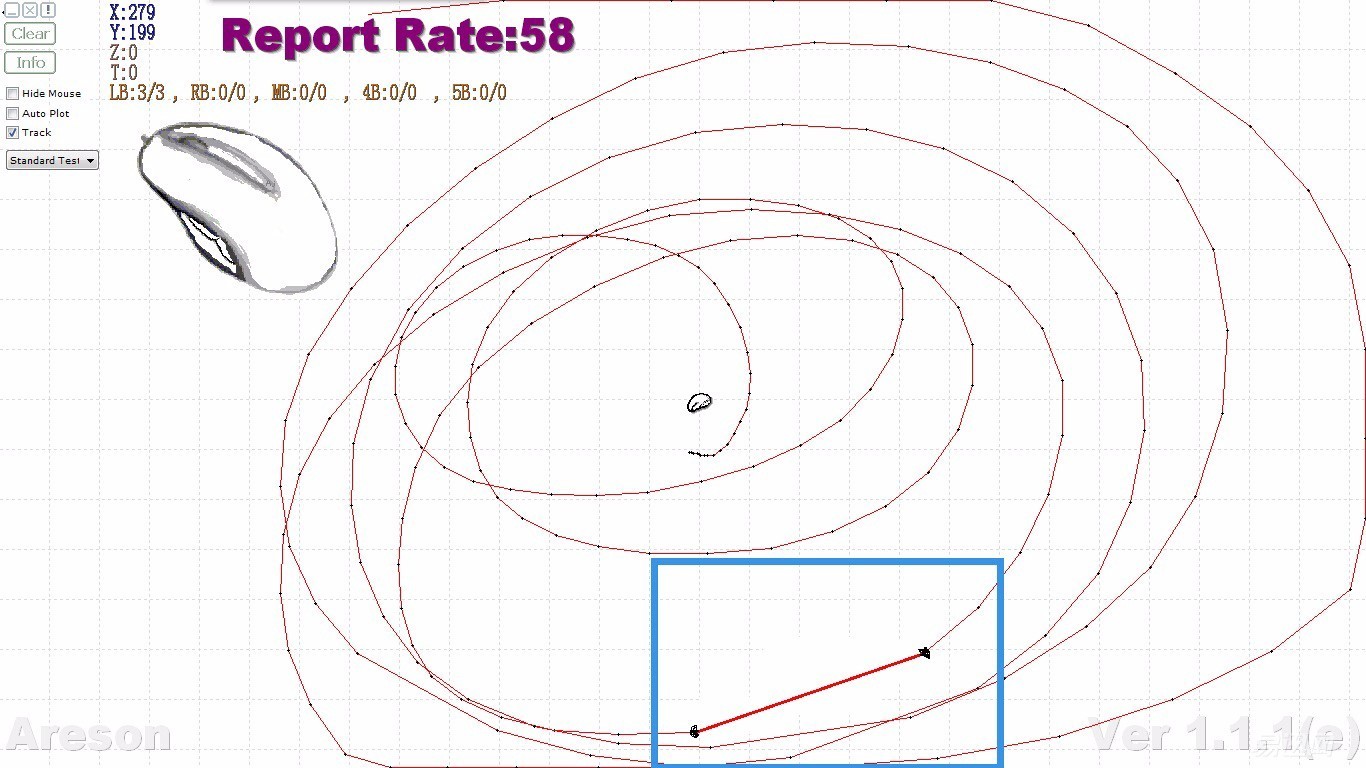 鼠标准确度怎么看,如何检测自己鼠标失帧
