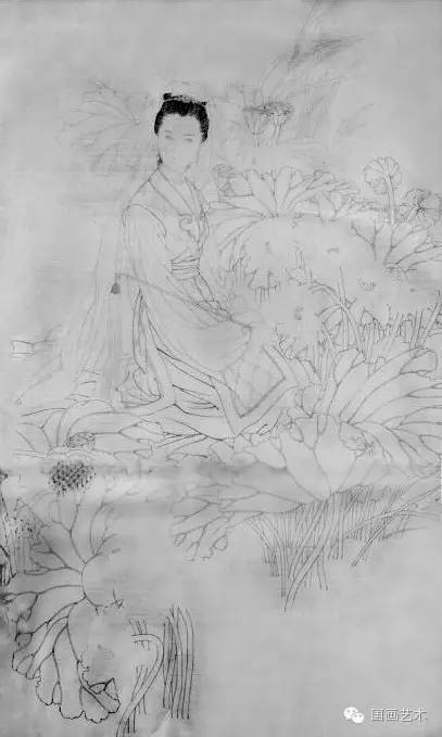 王美芳工笔仕女技法,王美芳的工笔人物线条表现
