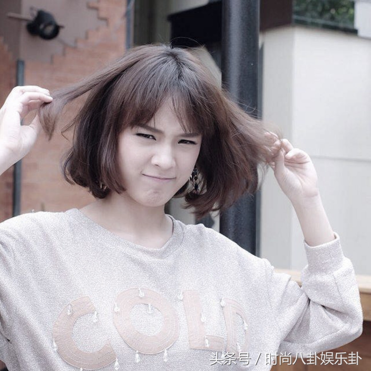 适合圆脸女生的短发超短,女圆脸短发100种图片