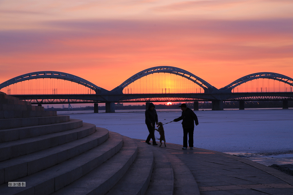 松花江水域春融期,松花江水域春融