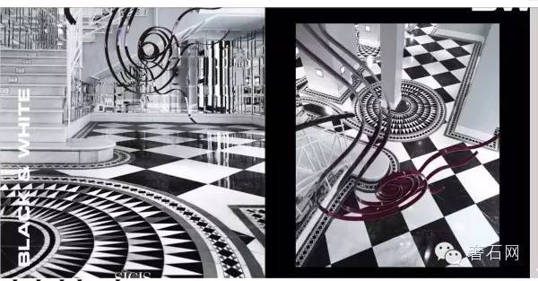 绝美|意大利黑白马赛克拼花，拼出一个顶级艺术“家”