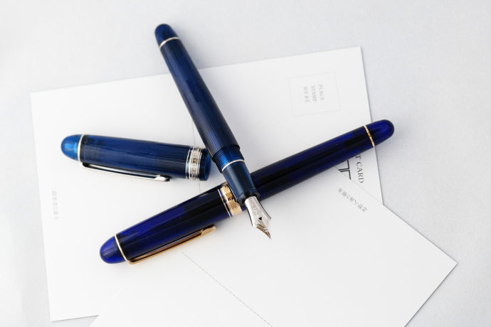 只为那抹蓝白金3776河口湖纪念版钢笔评测