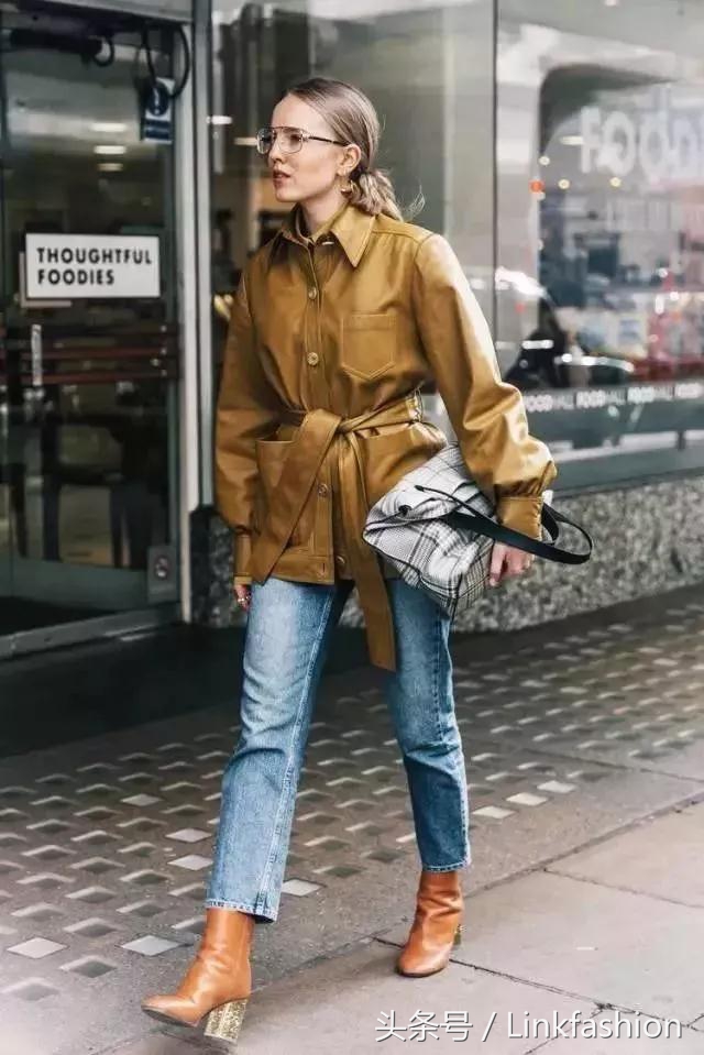 粗跟鞋怎么搭配显白显瘦,显高显瘦显腿长粗跟马丁靴