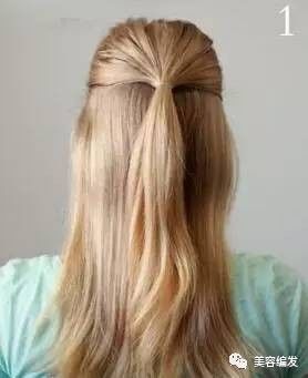 鱼骨辫编发步骤图解教程,鱼骨辫向内编的编发教程