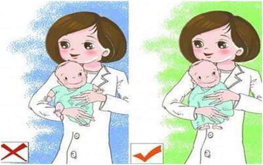 抱baby的正确方式,正确抱婴儿姿势及抱法