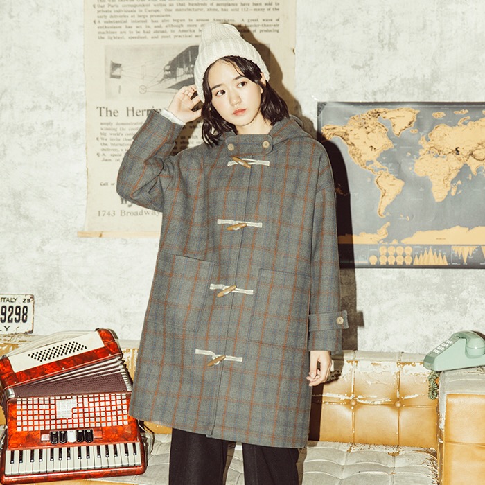 牛角扣大衣怎么搭配减龄,减龄牛角扣羊绒大衣