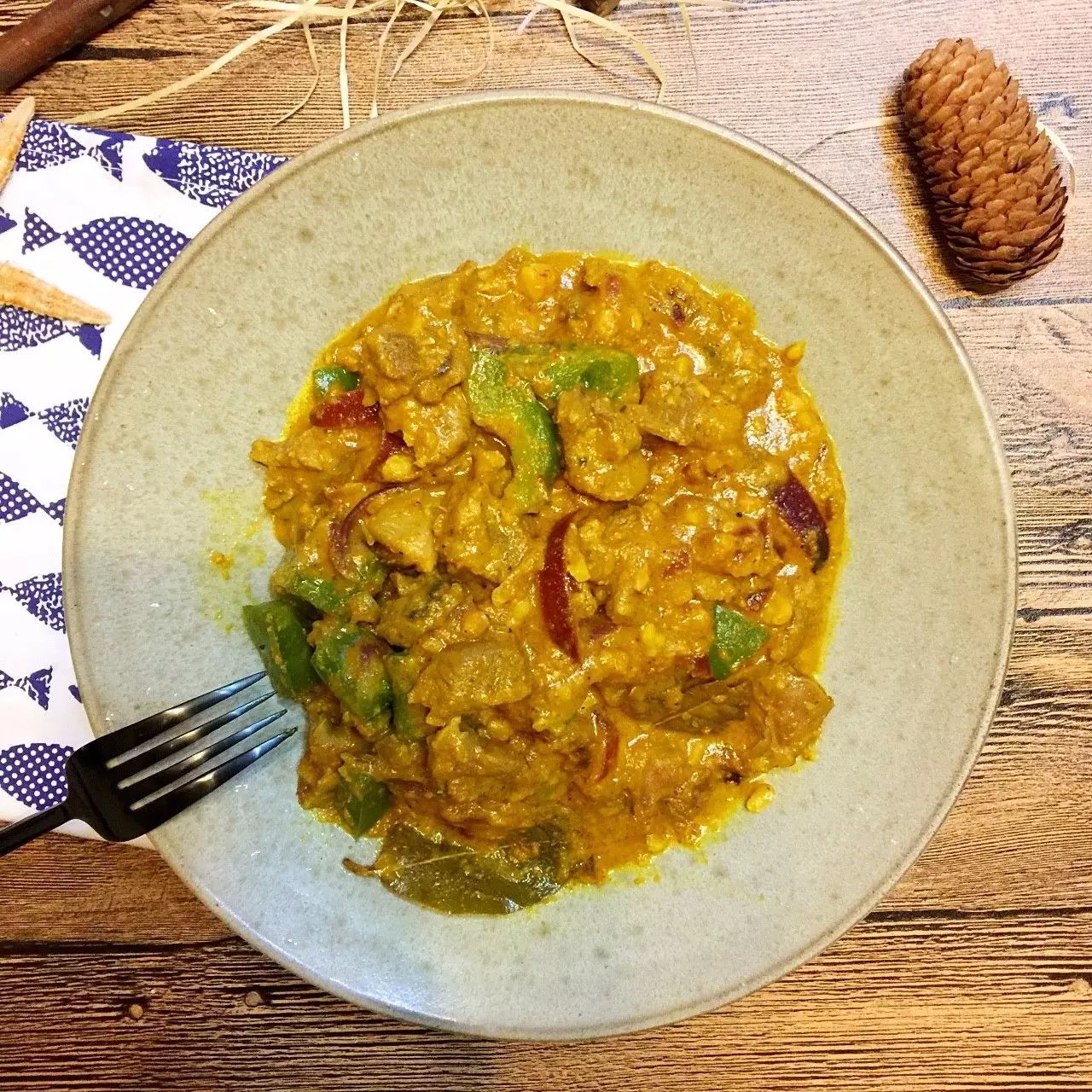 不用咖喱块做咖喱土豆的方法,不用咖喱怎么做咖喱面