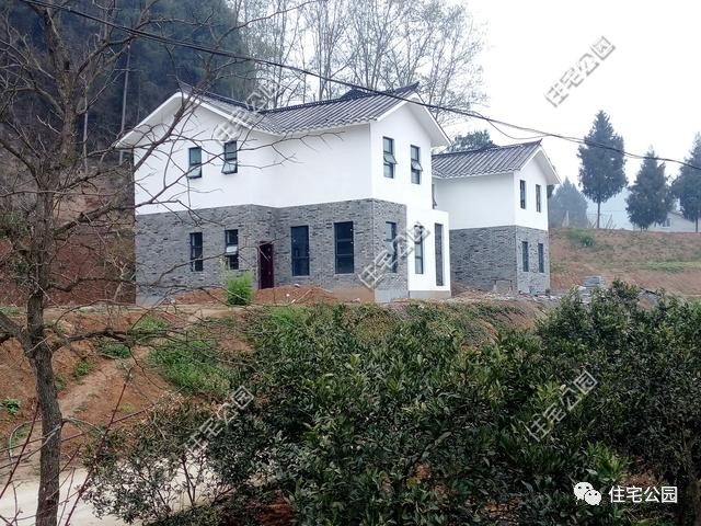 中国真实农村现代别墅,成都农村中式别墅建造