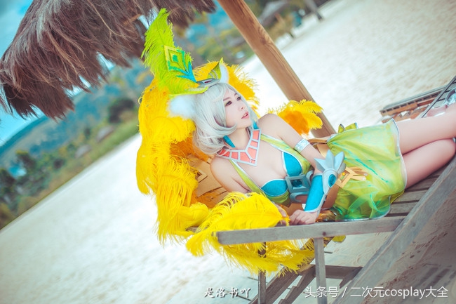 美女小姐姐cos妲己热情桑巴,王者荣耀夏日游戏节妲己cos