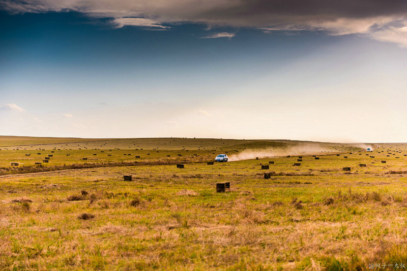 草原金秋美景图片,蓝天白云大草原的美图