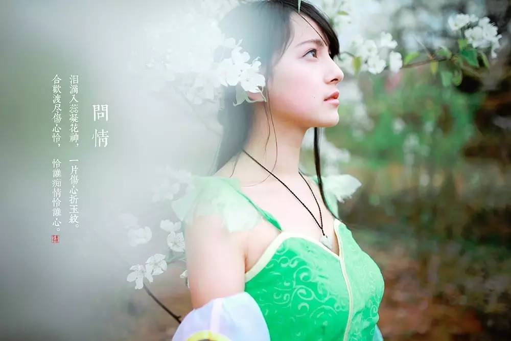 花季怎么拍好看,自由浪漫的人像照片