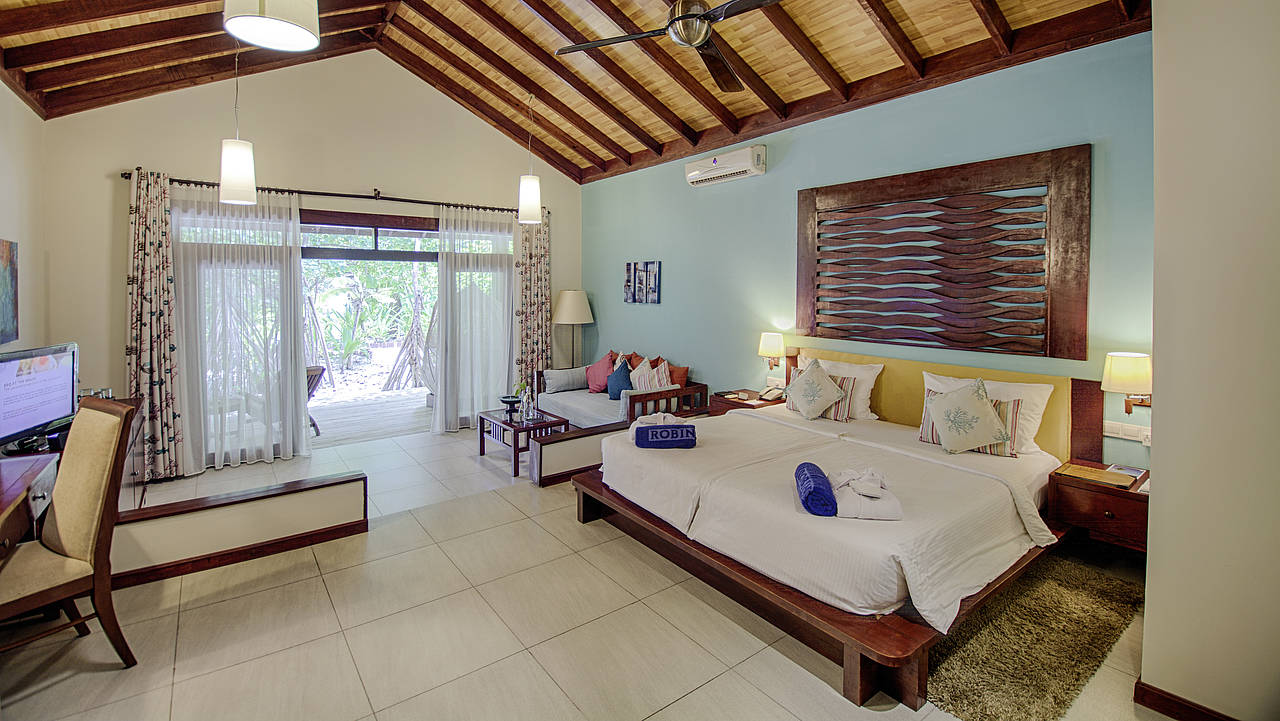 马尔代夫鲁滨逊岛美景,海岛旅游胜地马尔代夫岛