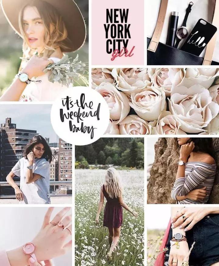 手表ins高颜值小众简约不撞款森系,ins风网红轻奢绿皮手表