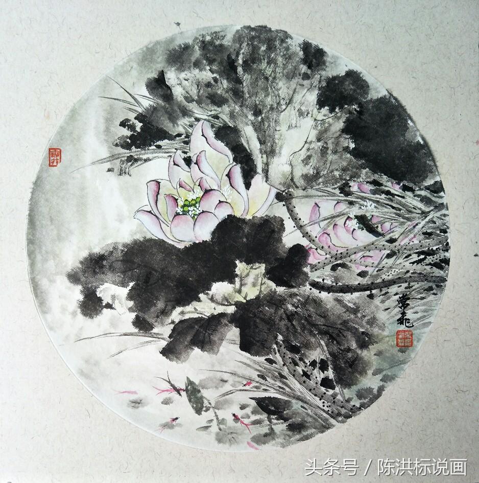 精美花鸟团扇22幅太漂亮了,团扇100幅欣赏