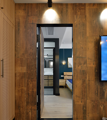 双宋结婚新房如果这样装~上海高桥新城89㎡北欧实景,隐形门亮了