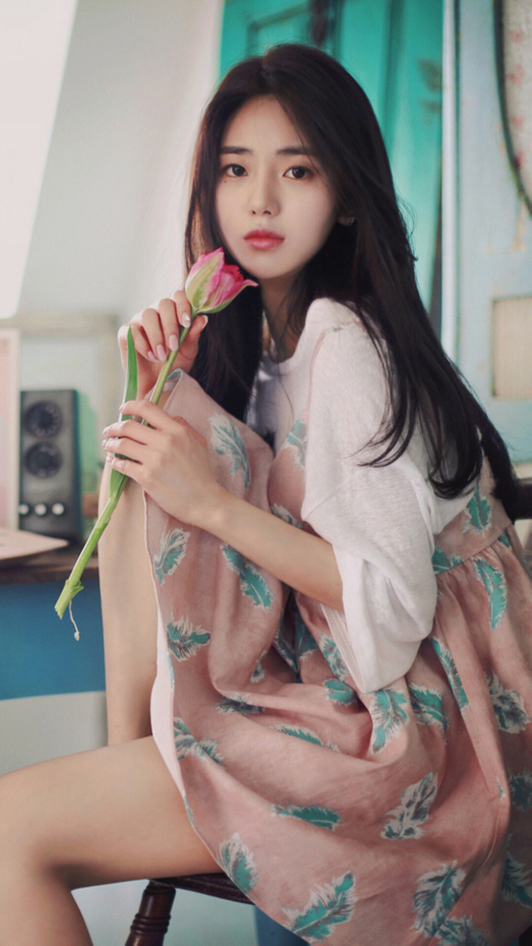 唯美锁屏壁纸图片大全少女心,向日葵唯美壁纸锁屏图片