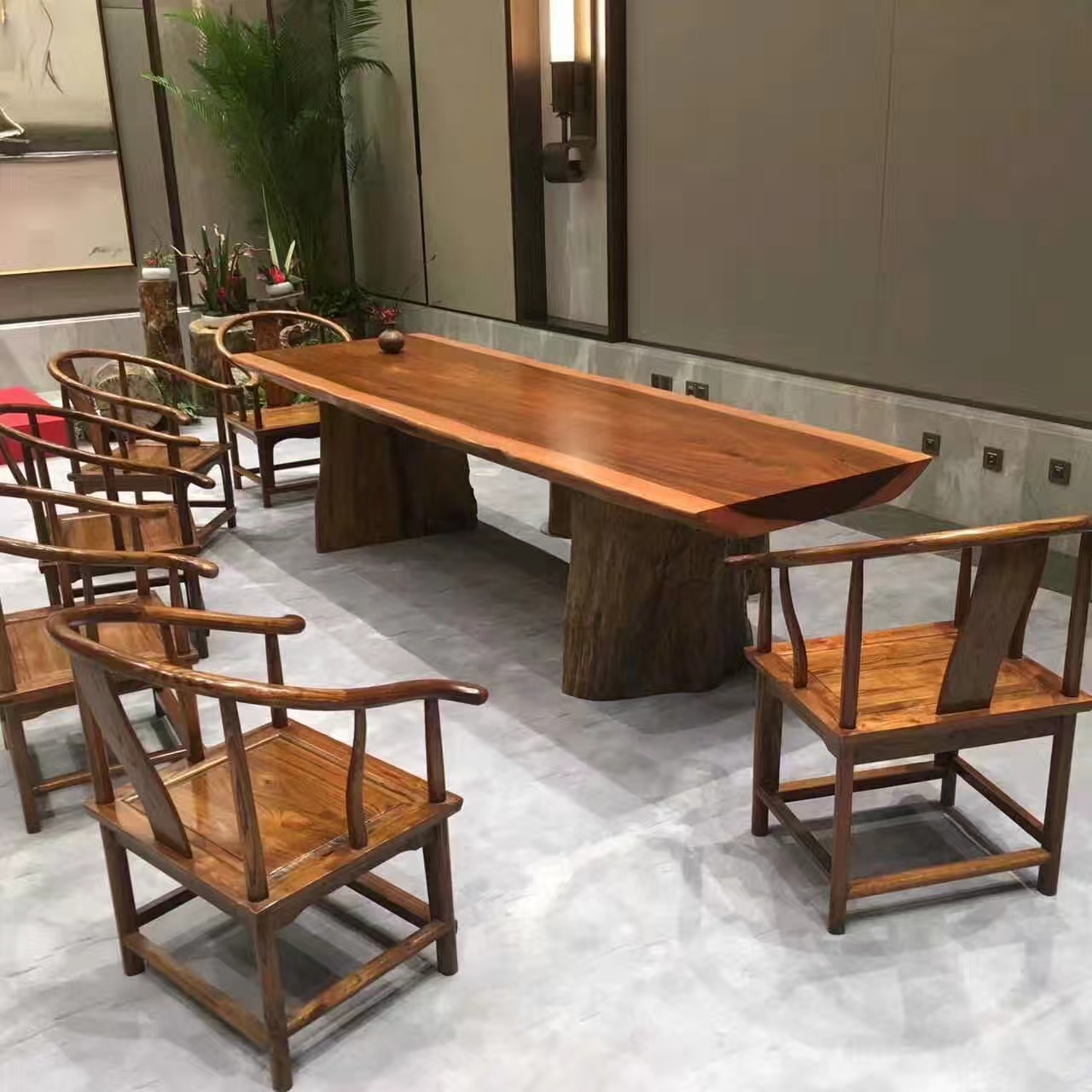 实木大板桌怎么可以这么好看,实木大板桌为什么比成套大板桌贵